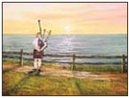 Bagpipes at Dusk